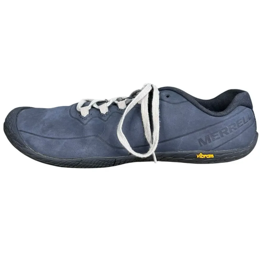 Merrell Men’s Vapor Glove 3 Luna Blue Suede Trail Running Sneakers Size US 9.5